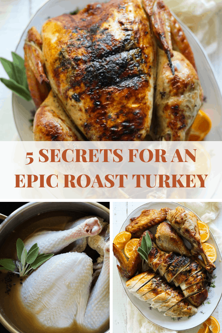 Peach-Rosemary Whole Roasted Turkey Recipe