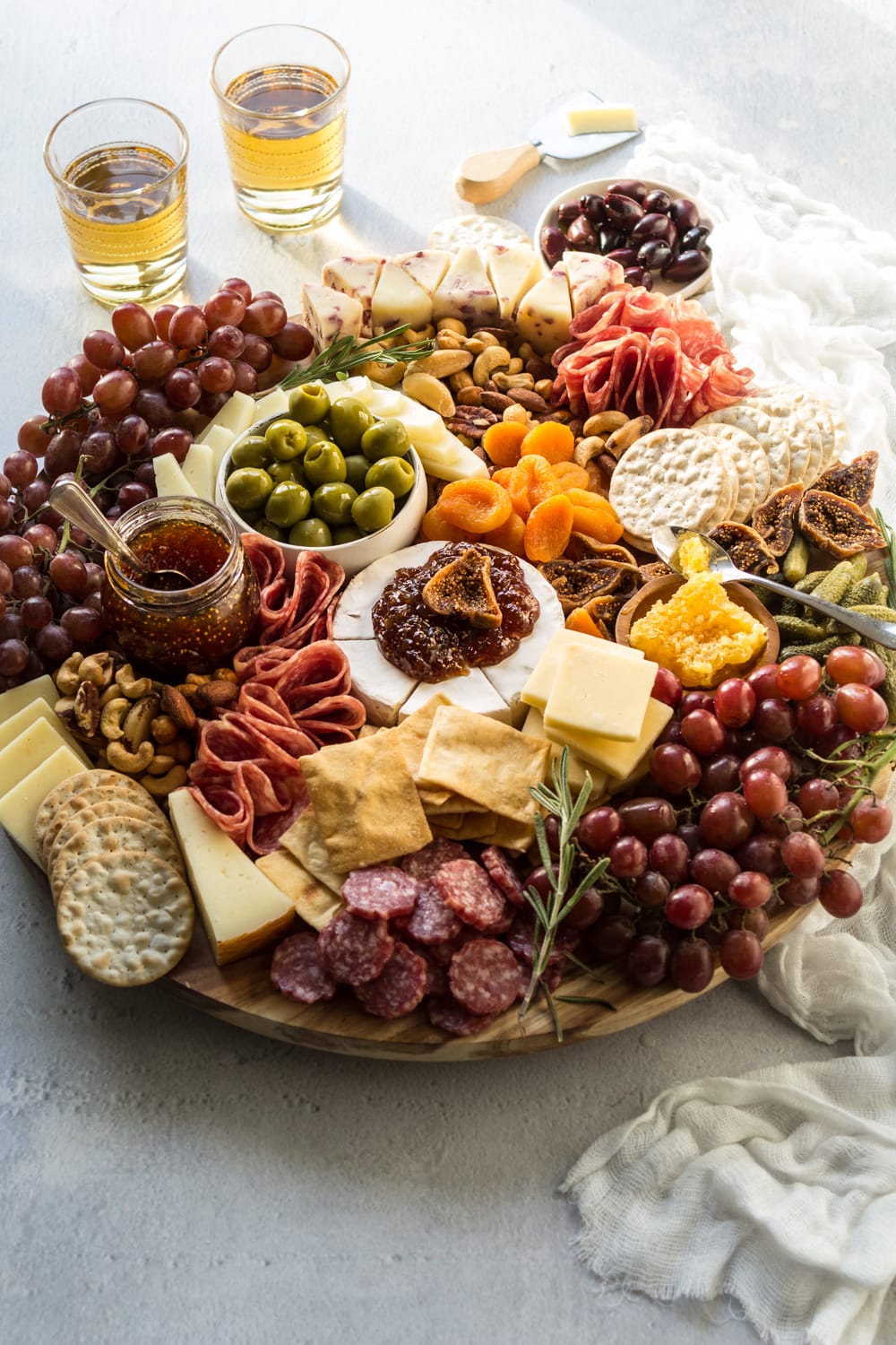 gourmet cheese platter wedding