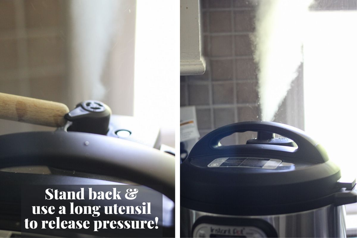 Instant Pot Natural Release vs. Quick Release {Pressure Cooker