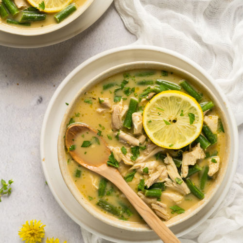 Easy Greek Lemon Chicken Soup - Bessie Bakes