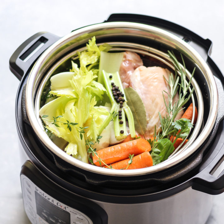 Instant Pot Bone Broth + 3 Hacks - Bessie Bakes