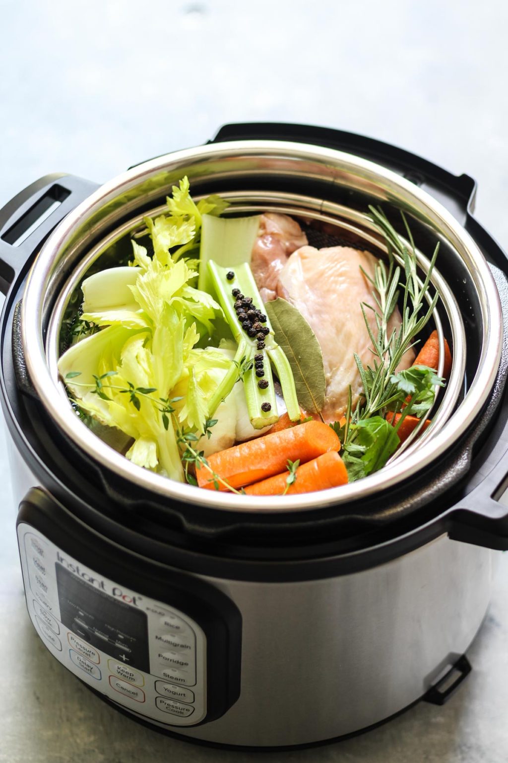 Instant Pot Bone Broth + 3 Hacks - Bessie Bakes