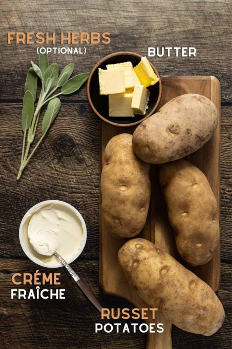 Créme Fraîche Mashed Potatoes Recipe - Bessie Bakes